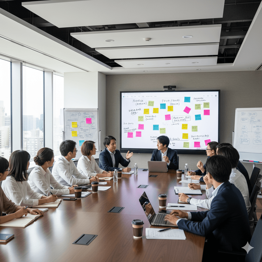 企業研修・会議のイメージ